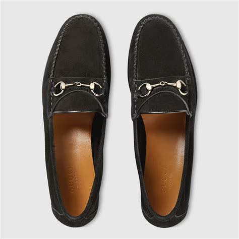 gucci loafers suede womens|Gucci women's loafers sale.